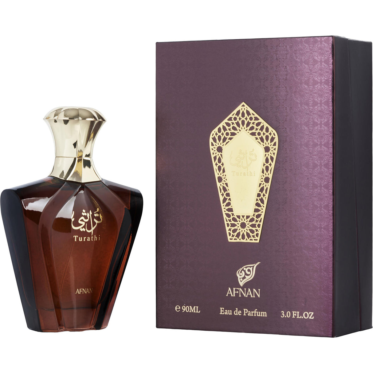 AFNAN TURATHI BROWN by Afnan Perfumes - EAU DE PARFUM SPRAY 3 OZ - Men