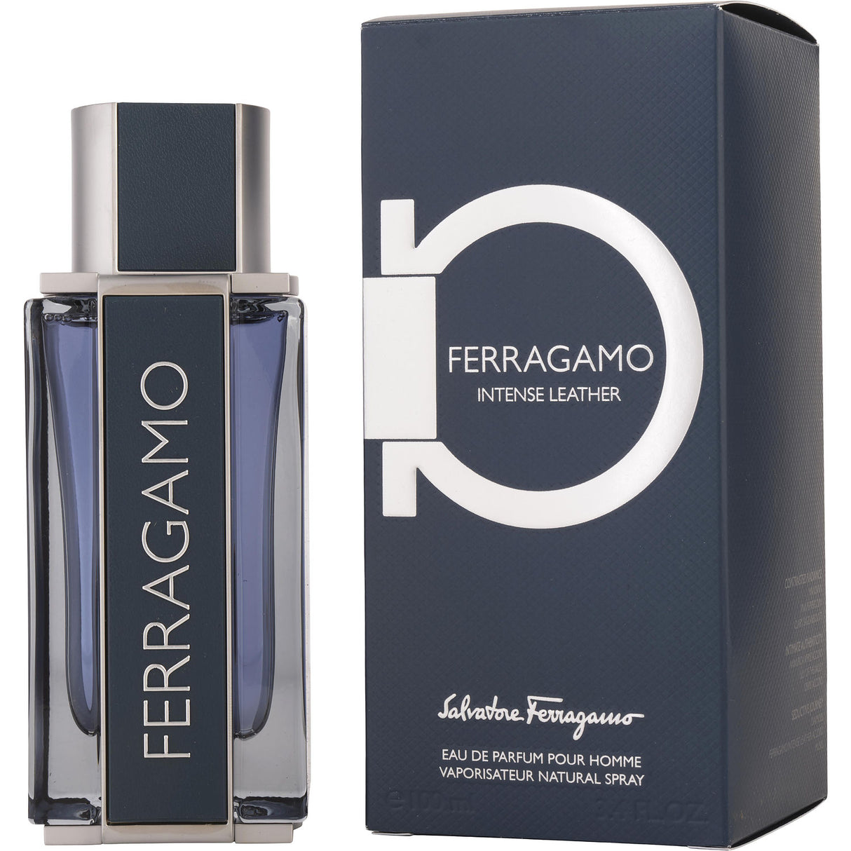 FERRAGAMO INTENSE LEATHER by Salvatore Ferragamo - EAU DE PARFUM SPRAY 3.4 OZ - Men