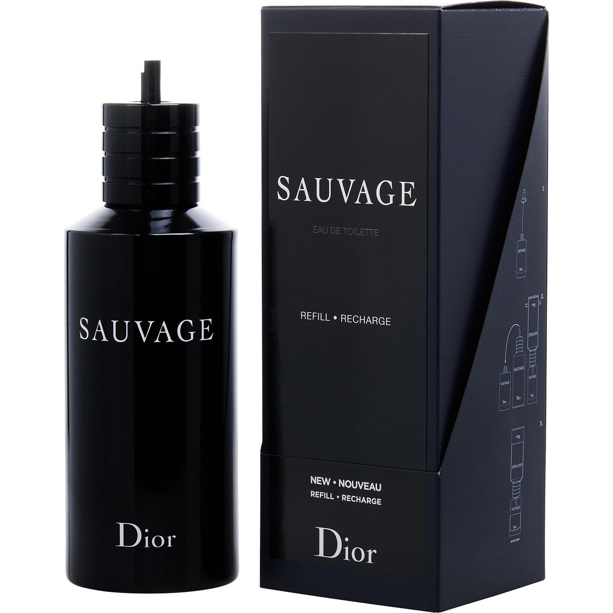 DIOR SAUVAGE by Christian Dior - EDT REFILL 10 OZ - Men