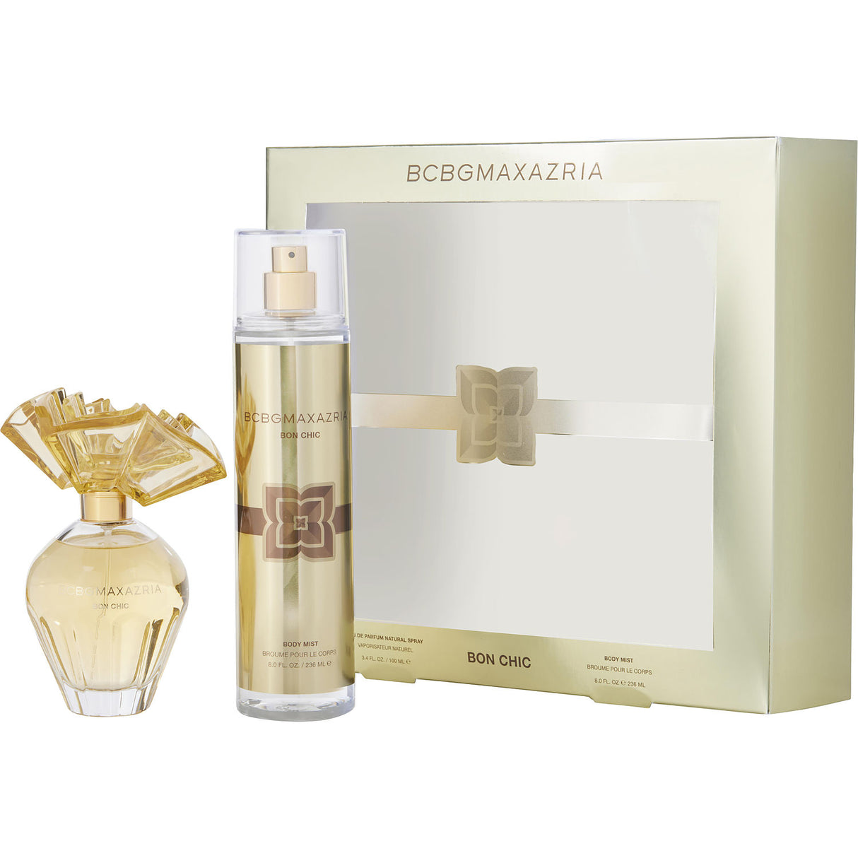 BCBGMAXAZRIA BON CHIC by Max Azria - EAU DE PARFUM SPRAY 3.4 OZ & BODY MIST 8 OZ - Women