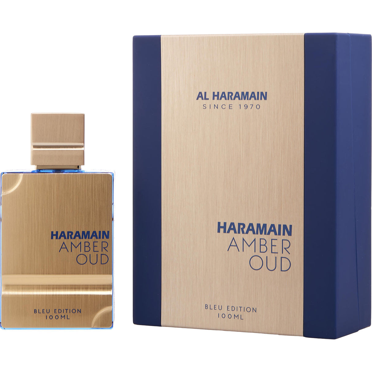 AL HARAMAIN AMBER OUD by Al Haramain - EAU DE PARFUM SPRAY 3.4 OZ (BLEU EDITION) - Unisex