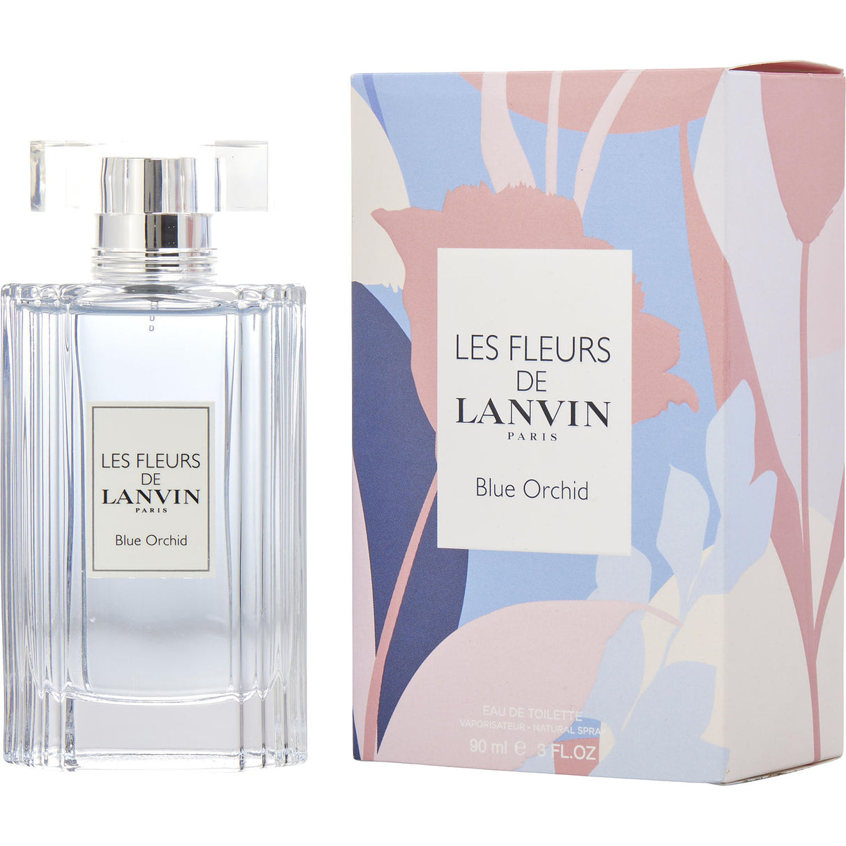 LES FLEURS DE LANVIN BLUE ORCHID by Lanvin - EDT SPRAY 3 OZ - Women