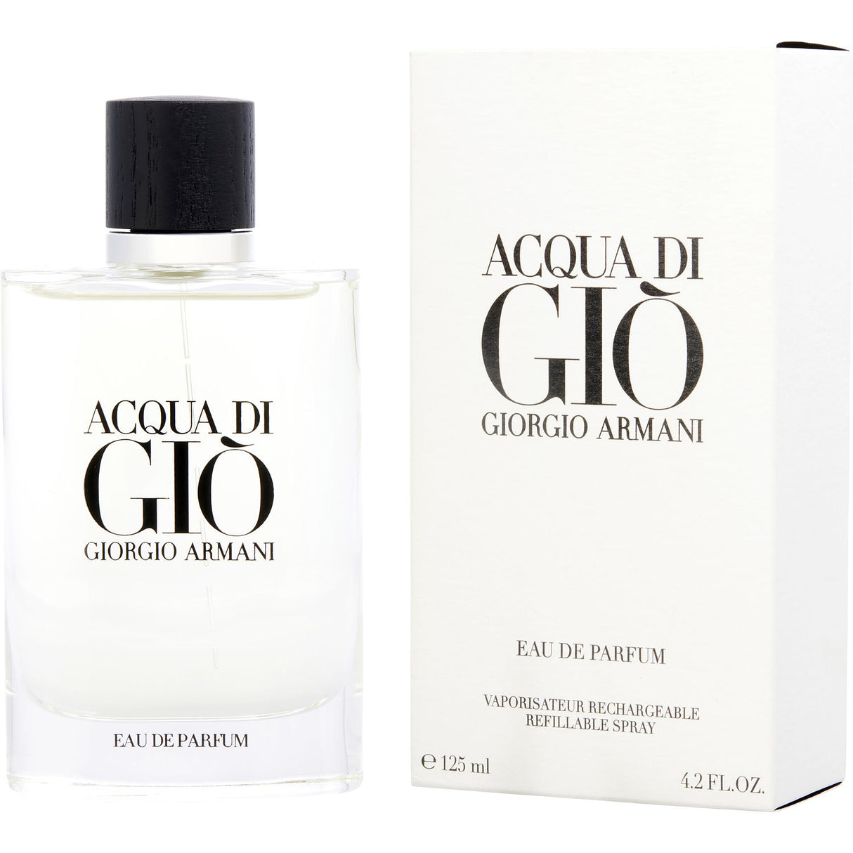 ACQUA DI GIO by Giorgio Armani - EAU DE PARFUM SPRAY REFILLABLE 4.2 OZ - Men