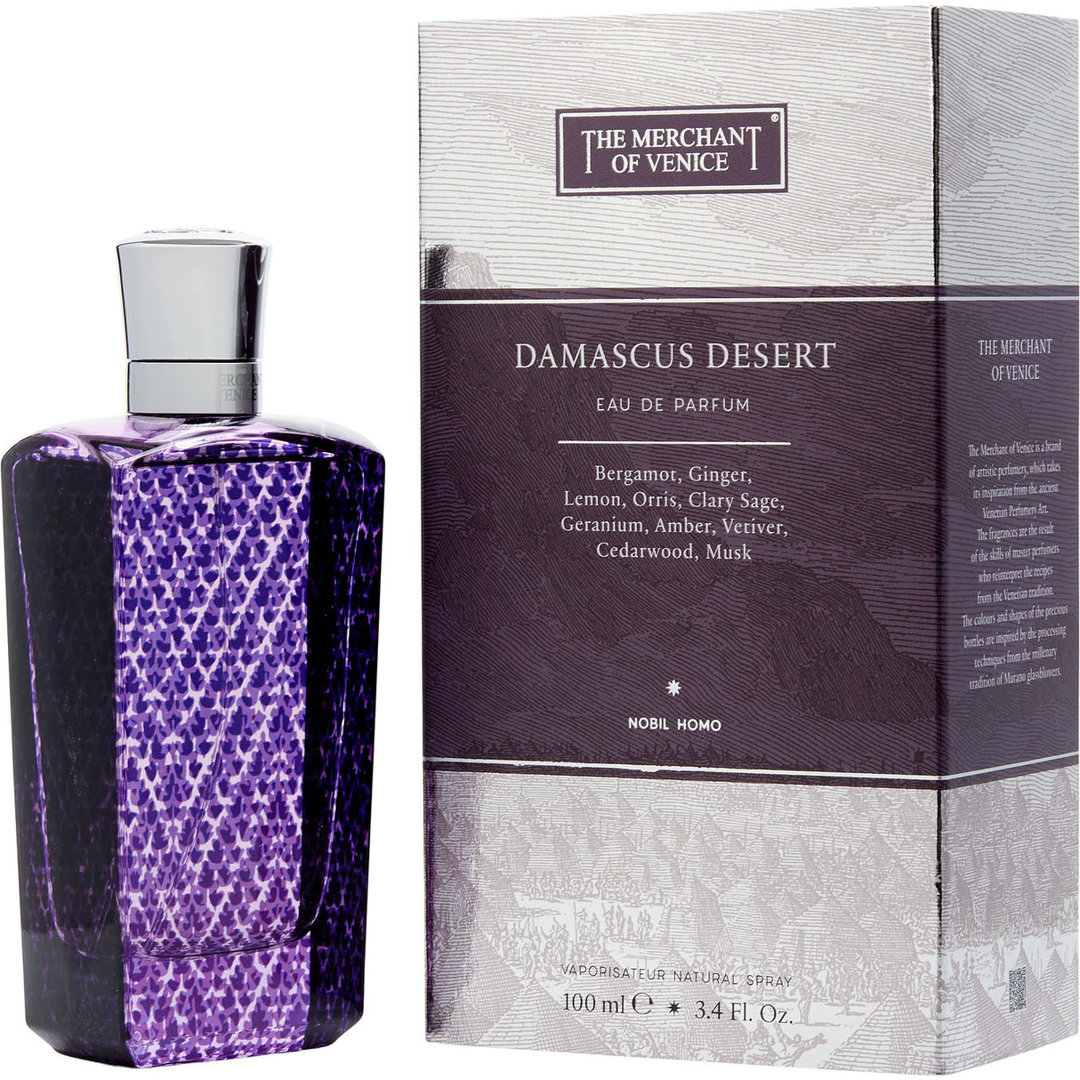 MERCHANT OF VENICE DAMASCUS DESERT by Merchant of Venice - EAU DE PARFUM SPRAY 3.4 OZ - Men