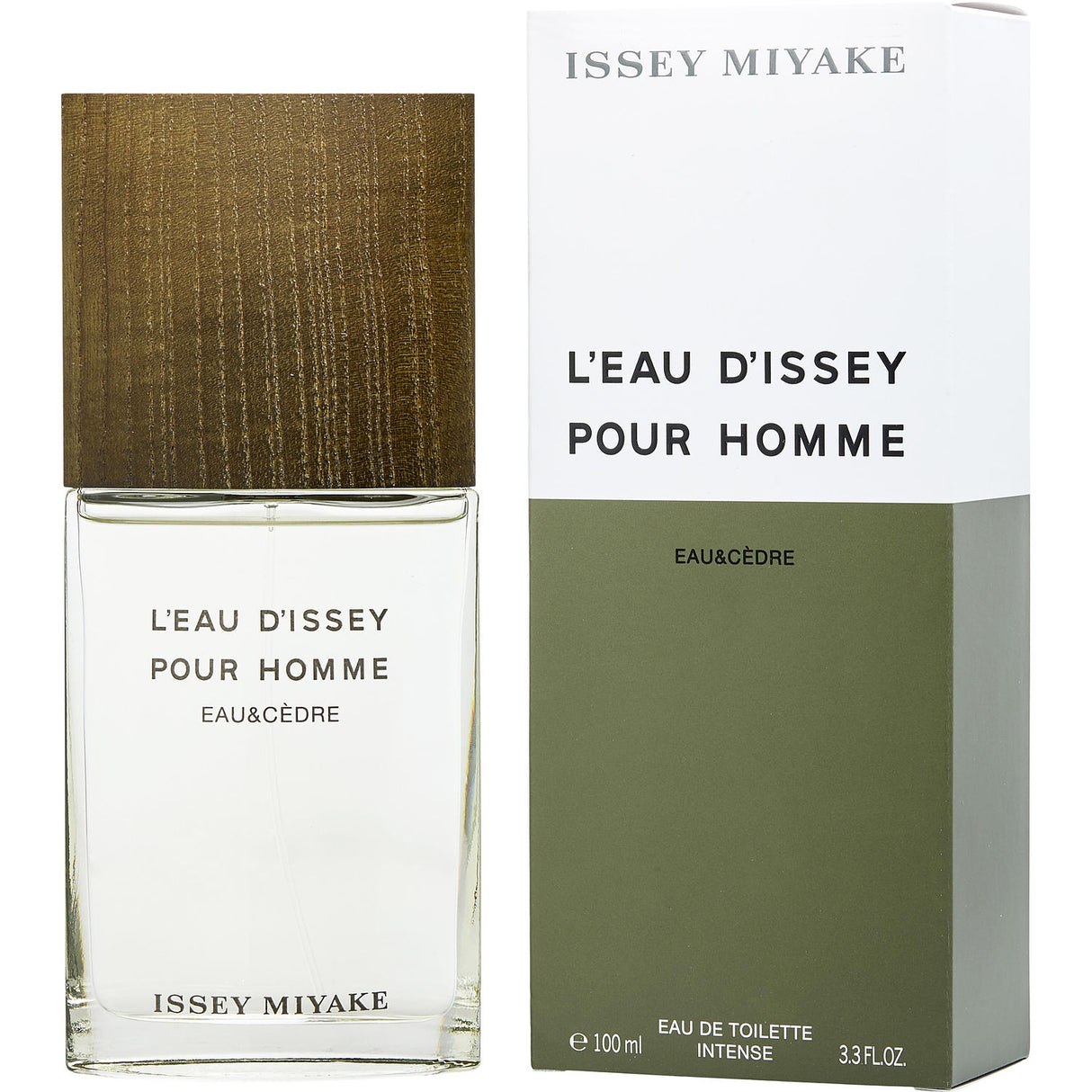 L'EAU D'ISSEY EAU & CEDRE by Issey Miyake - EDT INTENSE SPRAY 3.3 OZ - Men