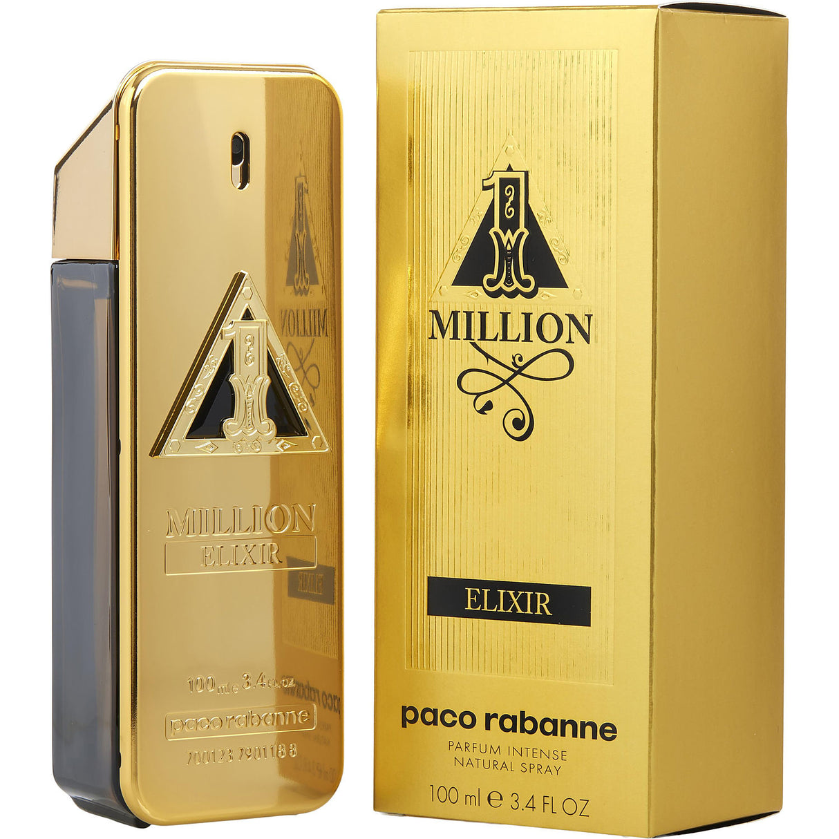 PACO RABANNE 1 MILLION ELIXIR by Paco Rabanne - PARFUM INTENSE SPRAY 3.4 OZ - Men