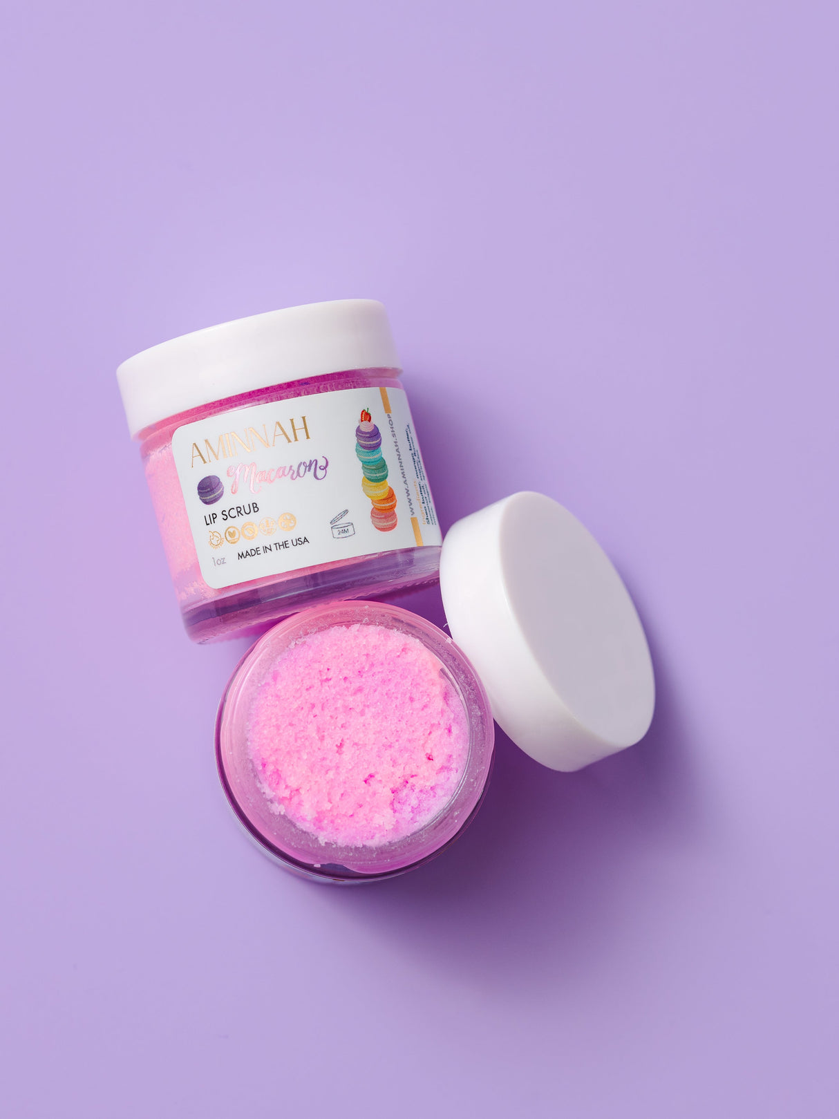 "Macaron" Lip Scrub by AMINNAH