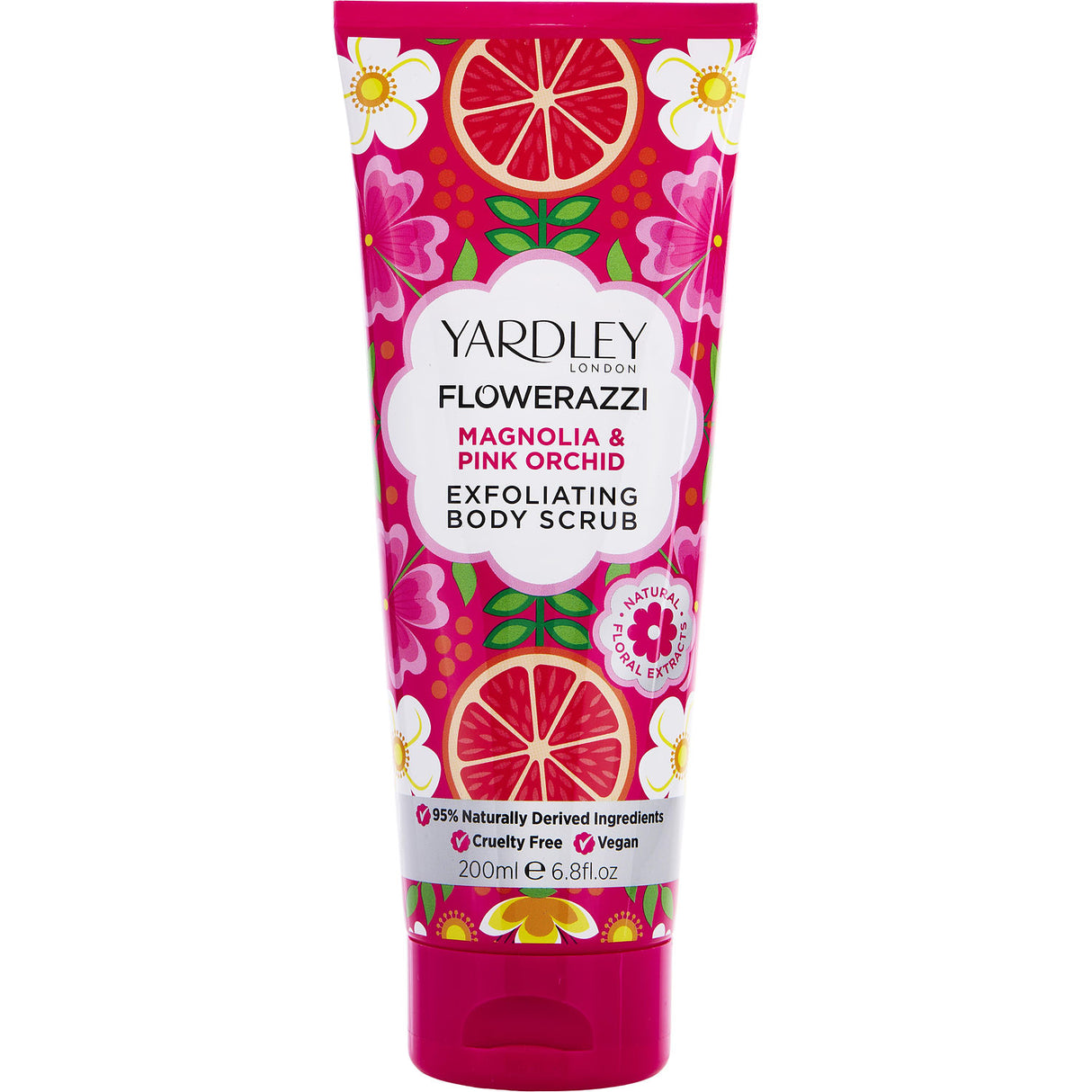 YARDLEY FLOWERAZZI MAGNOLIA & PINK ORCHID by Yardley - BODY SCRUB 6.7 OZ - Women