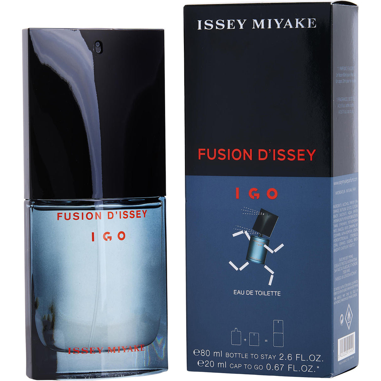 FUSION D'ISSEY by Issey Miyake - EDT SPRAY 2.7 OZ & EDT SPRAY 0.68 OZ - Men