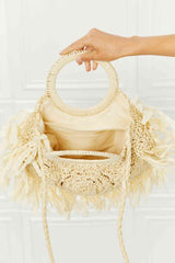 Straw Paradise Straw Handbag by Coco Charli