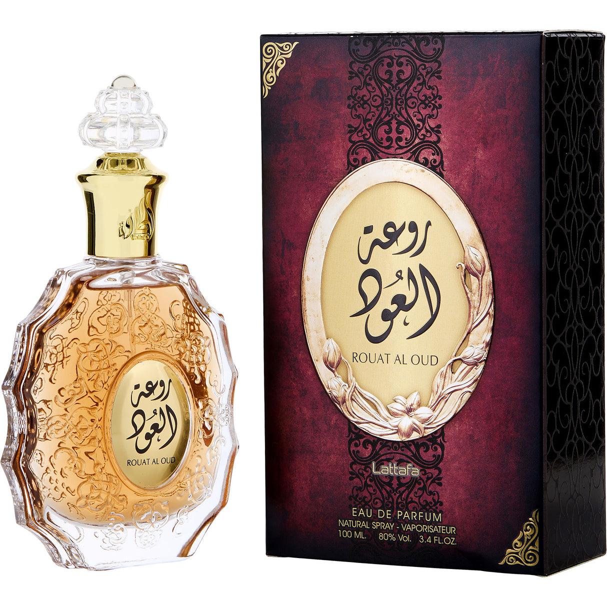 LATTAFA ROUAT AL OUD by Lattafa - EAU DE PARFUM SPRAY 3.4 OZ - Unisex