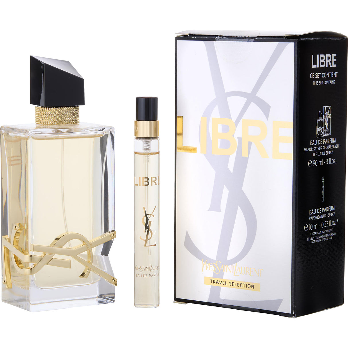 LIBRE YVES SAINT LAURENT by Yves Saint Laurent - EAU DE PARFUM SPRAY 3 OZ & EAU DE PARFUM SPRAY 0.33 OZ MINI - Women