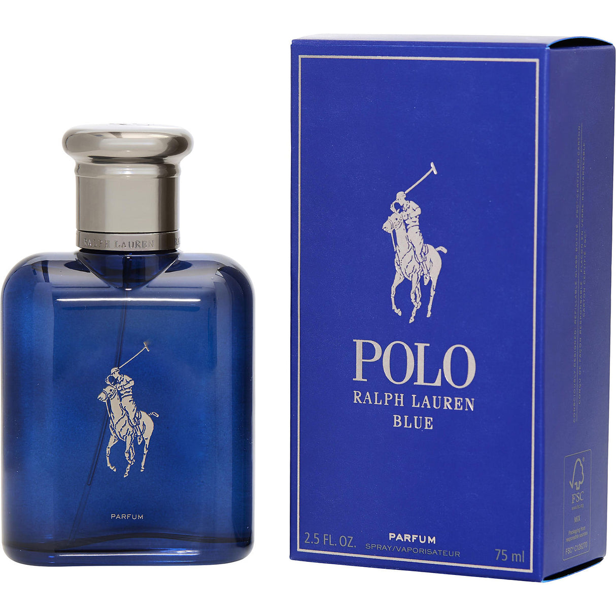 POLO BLUE by Ralph Lauren - PARFUM SPRAY 2.5 OZ - Men