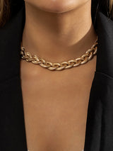 Adjustable Snake Chain Choker Necklace by migunica