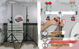 Light Trussing Stands by GRIFFIN - T Adapter DJ Booth Kit & Truss System for Lighting Cans & Speakers - Pro-Audio Stage Platform Hardware Mounting Kit by GeekStands.com