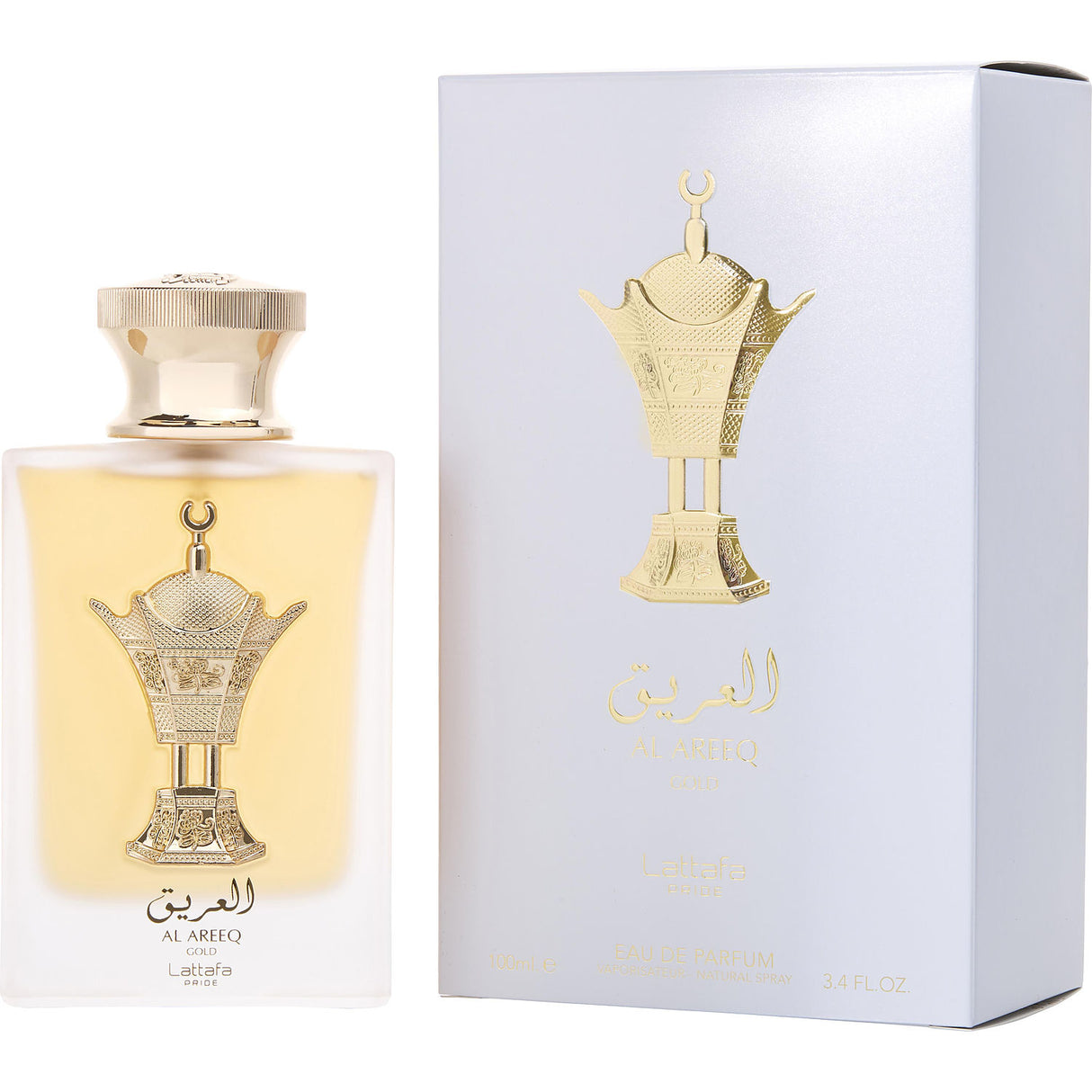 LATTAFA PRIDE AL AREEQ GOLD by Lattafa - EAU DE PARFUM SPRAY 3.4 OZ - Unisex