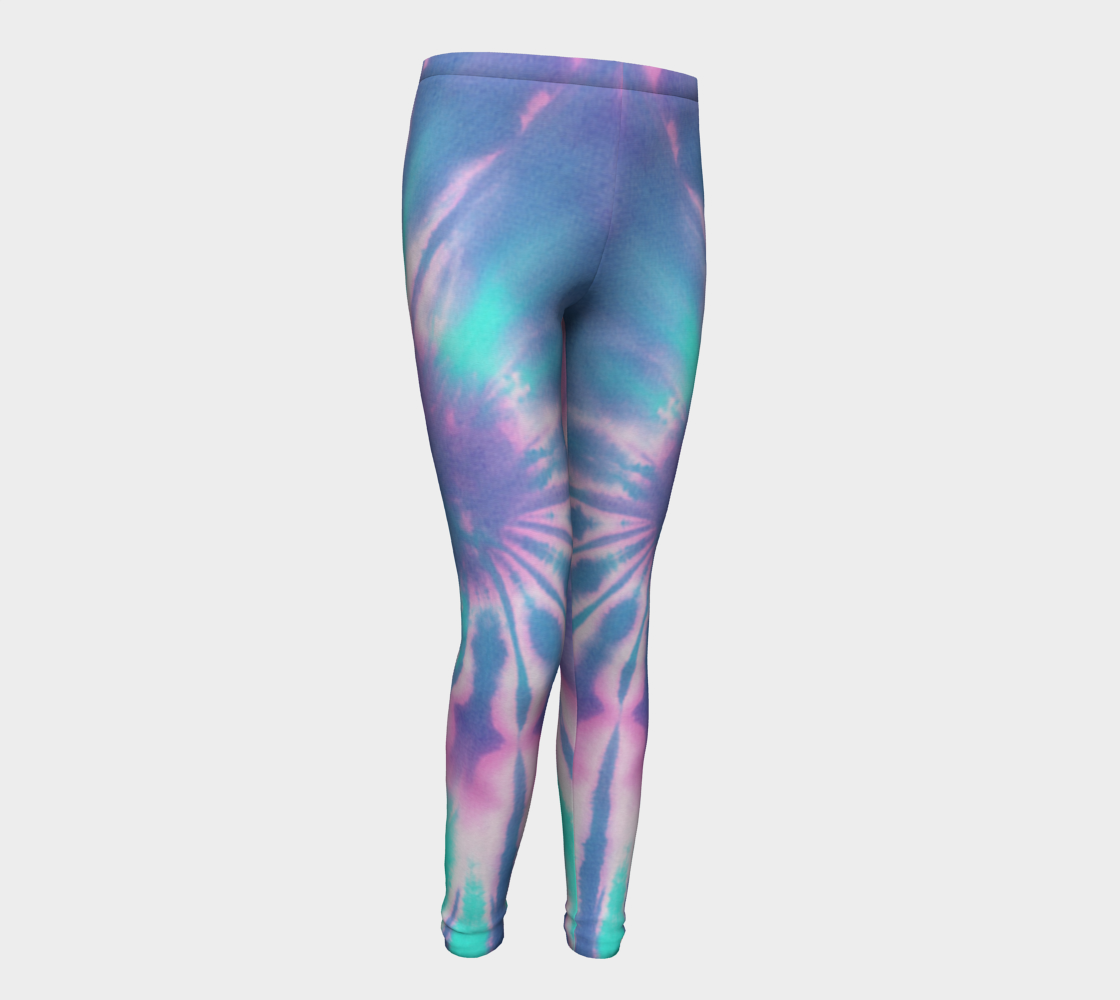 Tie Dye , Eco friendly printed Leggings by Stardust