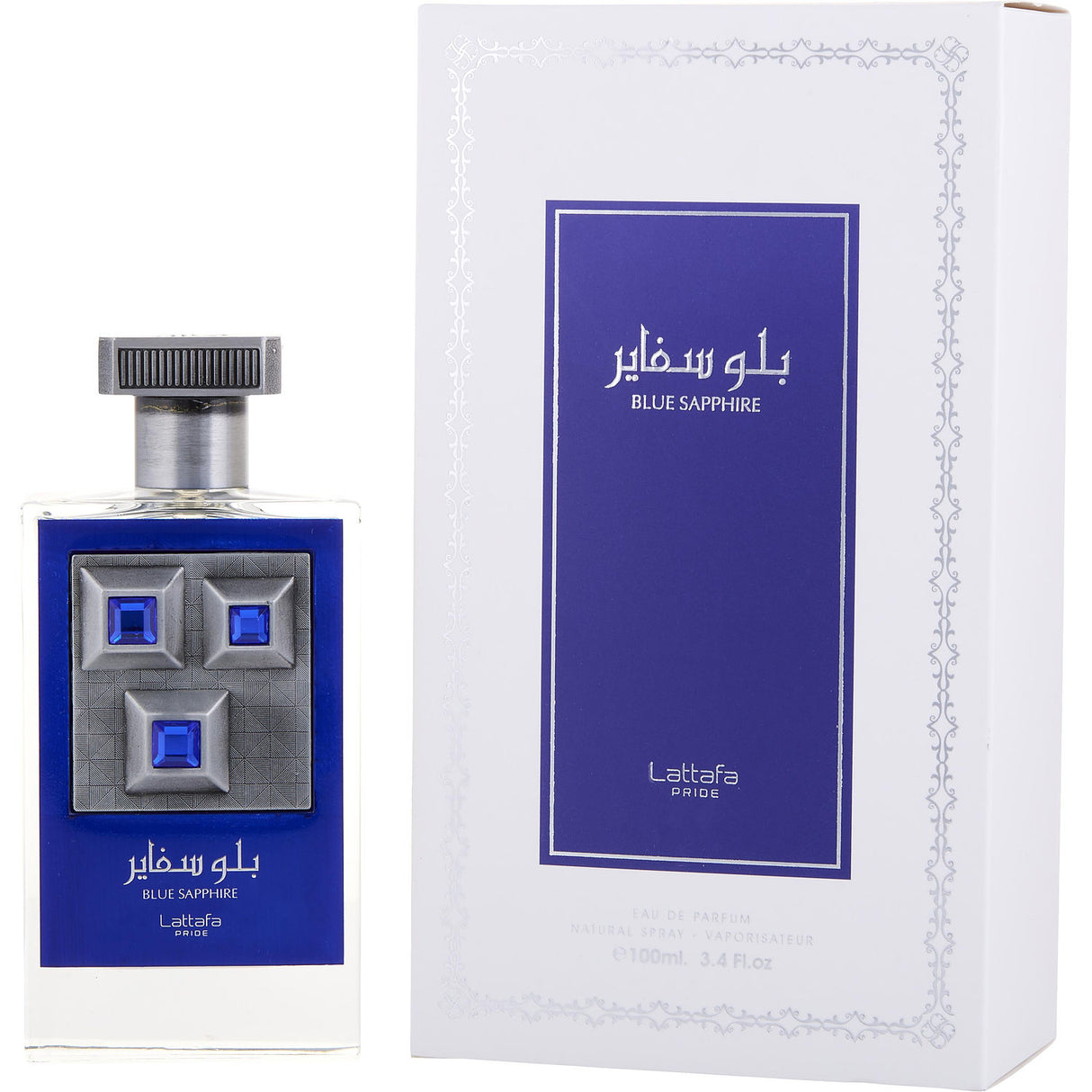 LATTAFA PRIDE BLUE SAPPHIRE by Lattafa - EAU DE PARFUM SPRAY 3.4 OZ - Unisex