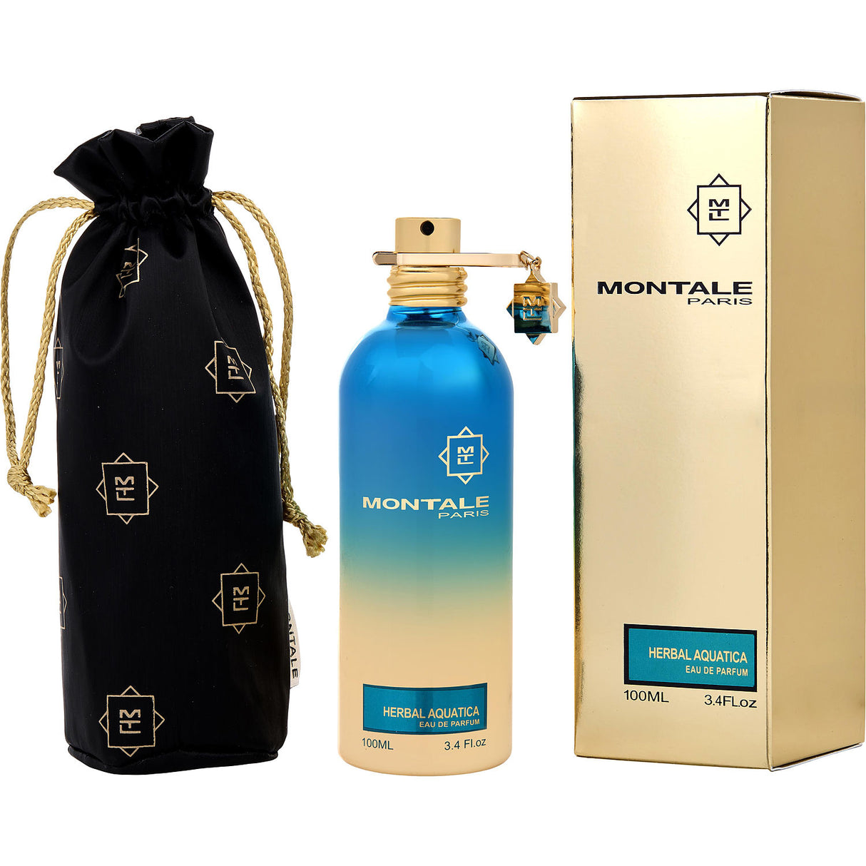 MONTALE PARIS HERBAL AQUATICA by Montale - EAU DE PARFUM SPRAY 3.4 OZ - Unisex