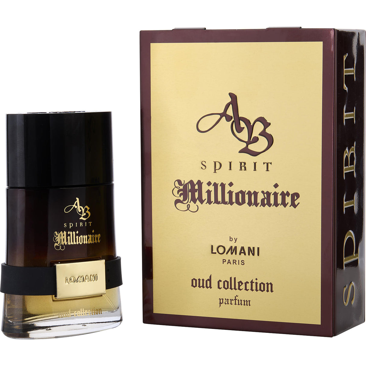 AB SPIRIT MILLIONAIRE OUD COLLECTION by Lomani - PARFUM SPRAY 3.3 OZ - Men