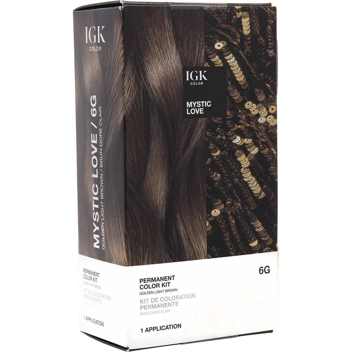 IGK by IGK - PERMANENT COLOR KIT - 6G MYSTIC LOVE (GOLDEN LIGHT BROWN) - Unisex