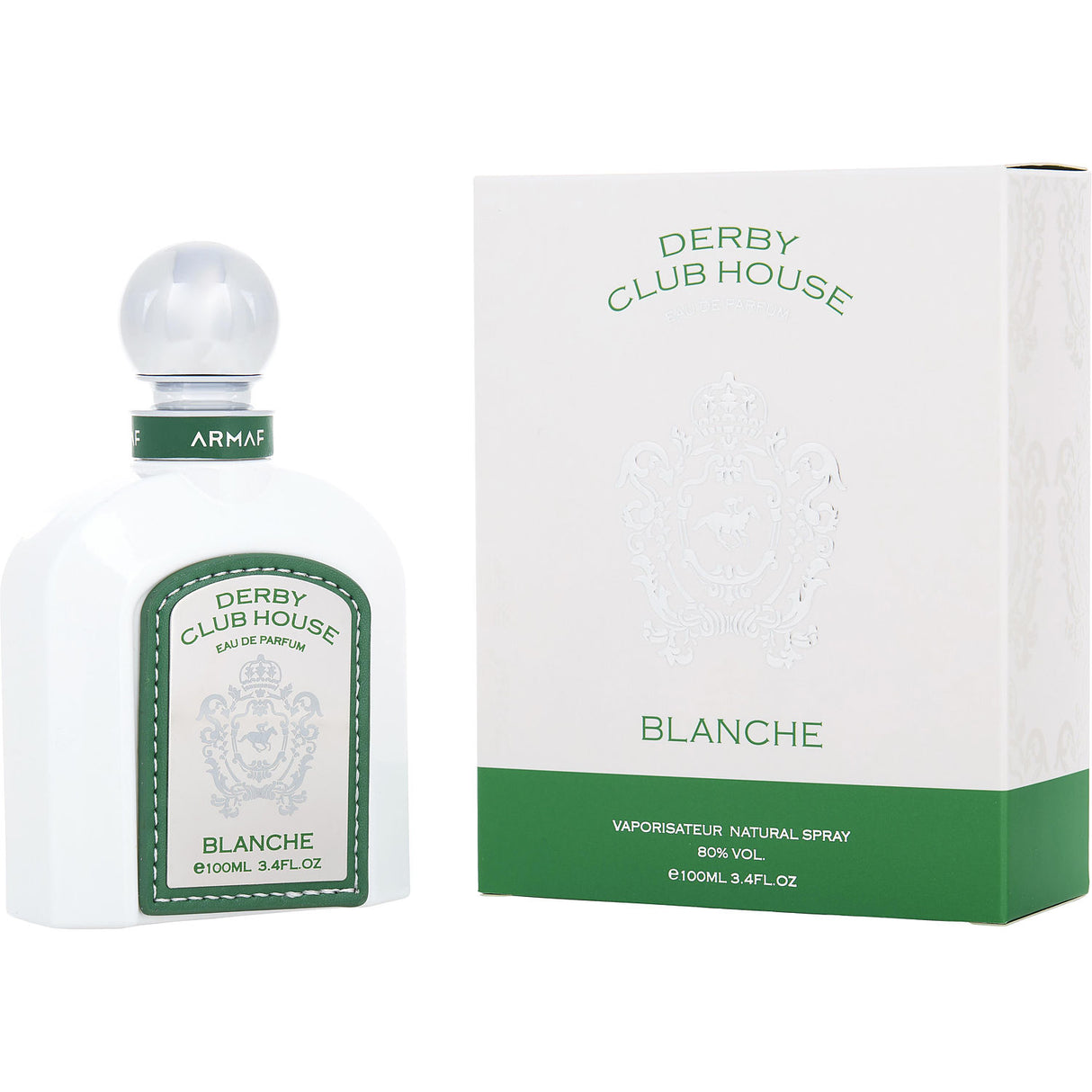 ARMAF DERBY CLUB HOUSE BLANCHE by Armaf - EAU DE PARFUM SPRAY 3.4 OZ - Men