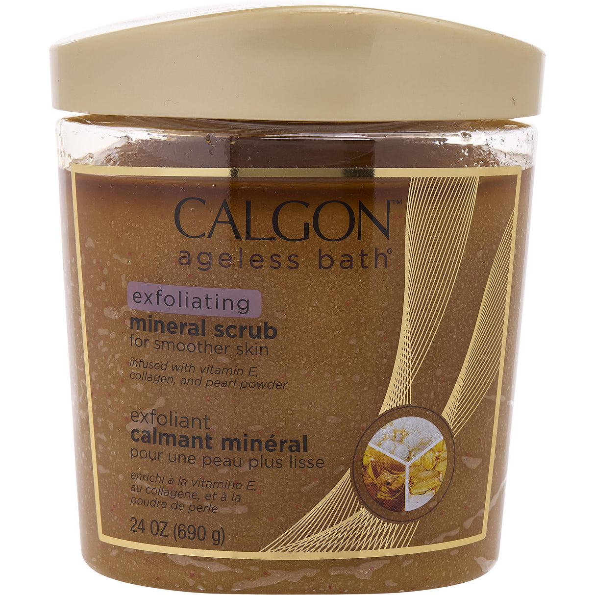 CALGON AGELESS by Calgon - EXFOLIATING MINERAL SCRUB 24 OZ - Women