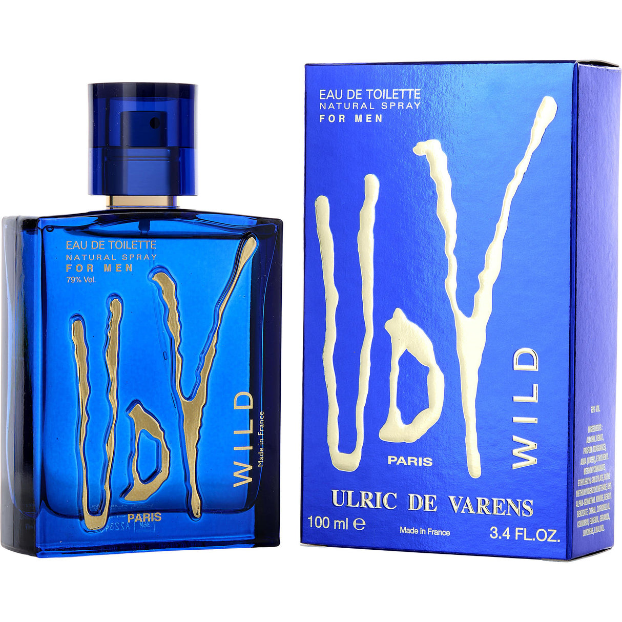 ULRIC DE VARENS WILD by Ulric de Varens - EDT SPRAY 3.4 OZ - Men