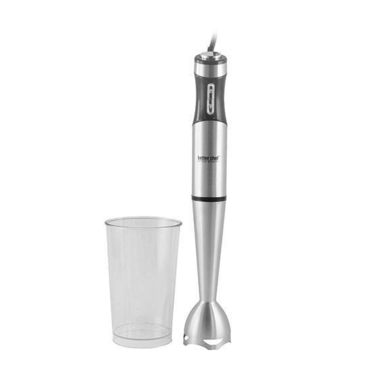 Better Chef 260W Variable Speed Stainless Steel Immersion Blender with Cup by Jupiter Gear Home