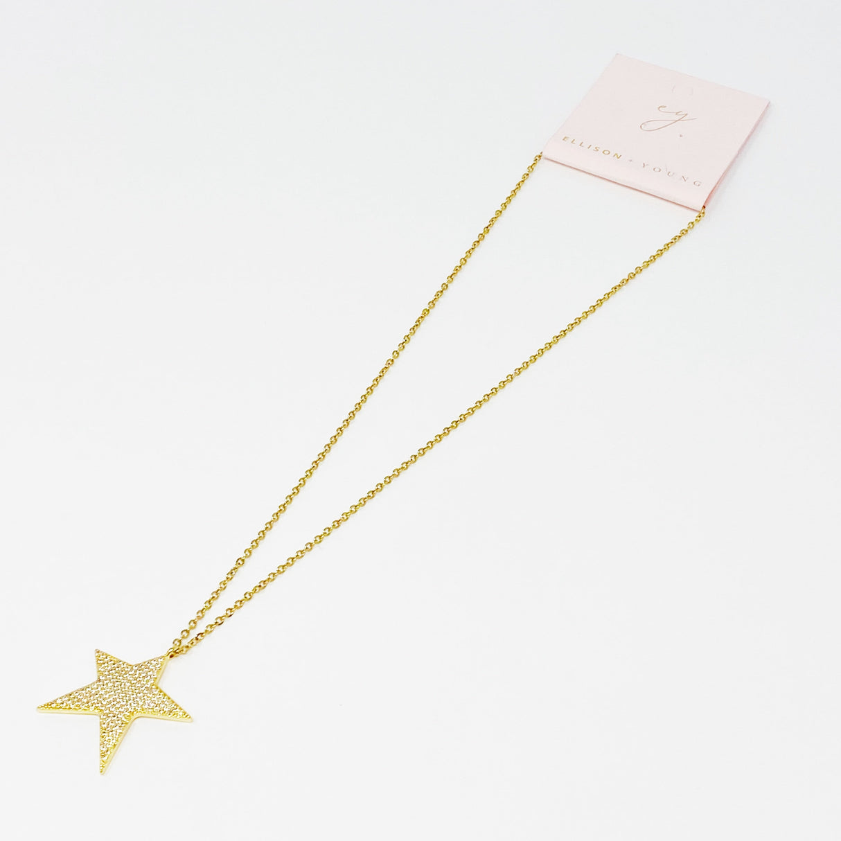 Lara Land Shiny Star Necklace by Ellisonyoung.com