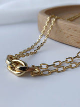 Chains Double Layered Necklaces Accessories by migunica