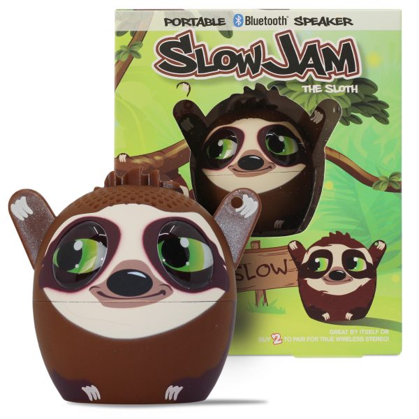 My Audio Pet Bluetooth Speaker Sloth - Slow Jam TWS & Lanyard Included 3 Watts by Level Up Desks