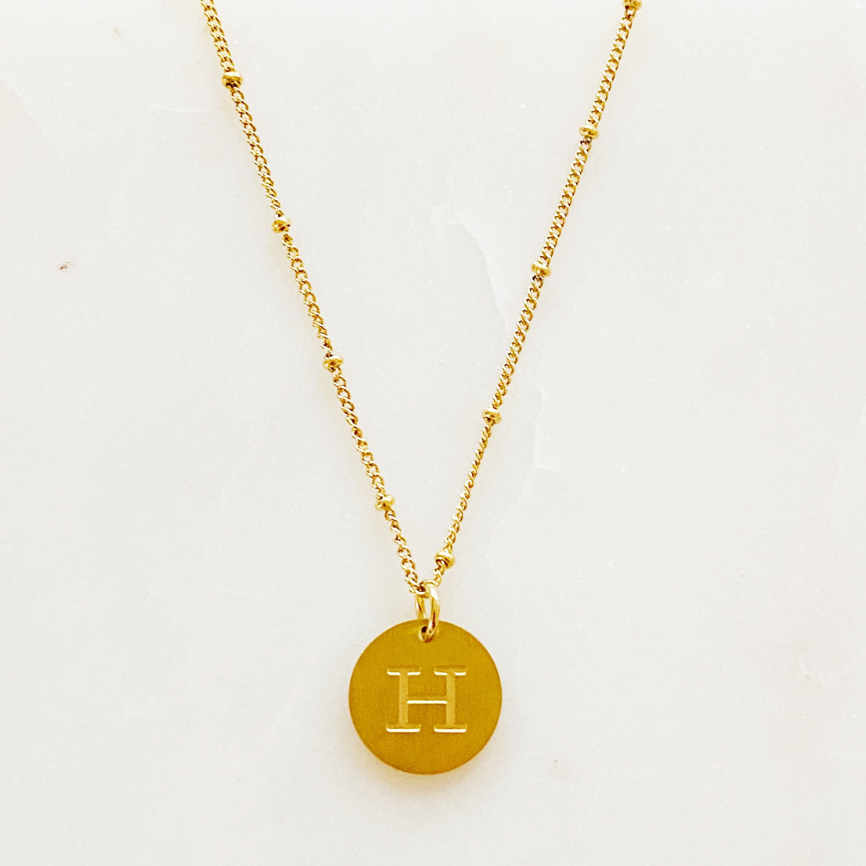 Ellison + Young: Singular Charm Initial Necklace by Ellisonyoung.com