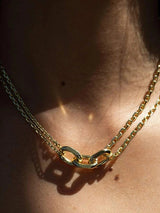 Chains Double Layered Necklaces Accessories by migunica