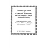 Genealogical Data Relating to the German Settlers of Pennsylvania