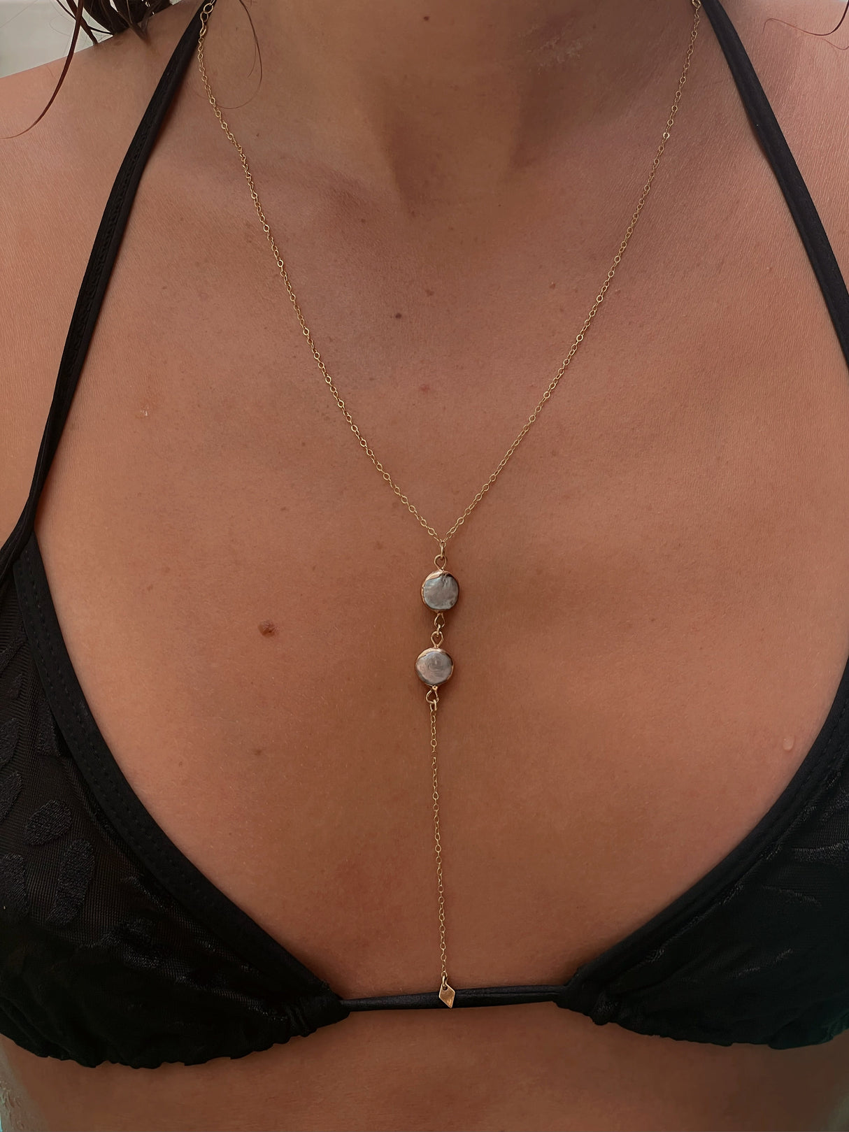 Encantar Pearl Necklace by Toasted Jewelry