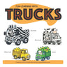 Fun Learning With Trucks: So many cute animals driving so many trucks. Children's Bedtime Story - For very young children learning to read and c
