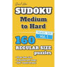 David Karn Sudoku - Medium to Hard Vol 1: 160 Puzzles, Travel Size, Regular Print, 24 pt font size, 2 puzzles per page