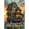 Whimsical Houseboats Coloring Book for Adults: Whimsical Houses Coloring Book Grayscale Fairy Houses Coloring Book Houseboat