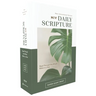Niv, Daily Scripture, Super Giant Print, Paperback, White/Green, Comfort Print: 365 Days to Read Through the Whole Bible in a Year