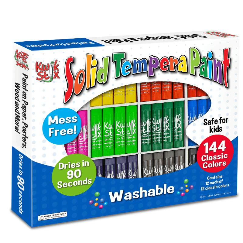 Kwik Stix Class Pack, 144 Classic Colors - 12 of each color by The Pencil Grip, Inc. - Vysn