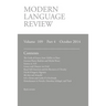 Modern Language Review (109: 4) October 2014