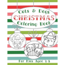 Cats and Dogs Christmas Coloring Book: Holiday Activity Pages for Kids Ages 4-8