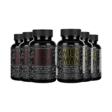 Wild Man: Herbal Mineral Hormone Stack For Men  - Tribulus, Tongkat Ali, Boron, Niacin, Zinc, D3, and more by Wild Foods