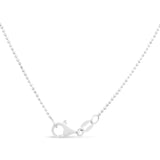 .925 Sterling Silver 0.7mm Slim and Dainty Unisex 18" Inch Ball Bead Chain Necklace by Infinite Jewels