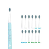 USB Rechargeable Sonic toothbrush with 12 Brush Heads by Pursonic