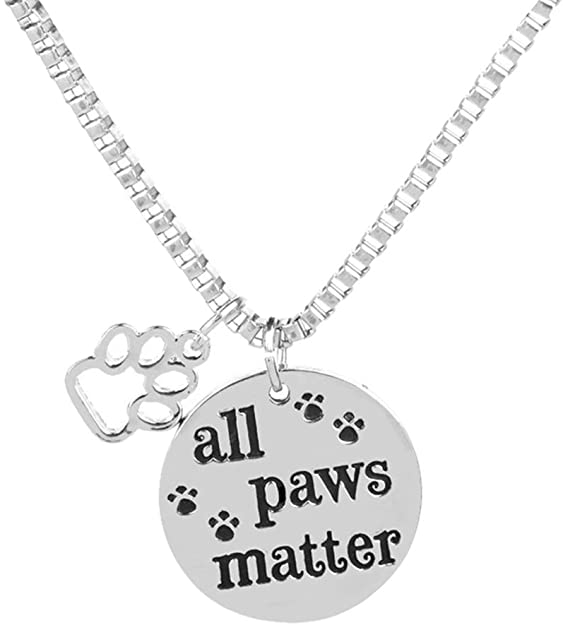 All Paws Matter Pendant Necklace by Furr Baby Gifts