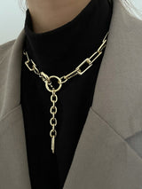 Simple Normcore Chain Necklace by migunica