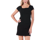 InstantFigure Short Dress with Cap Sleeve 16821D by InstantFigure INC