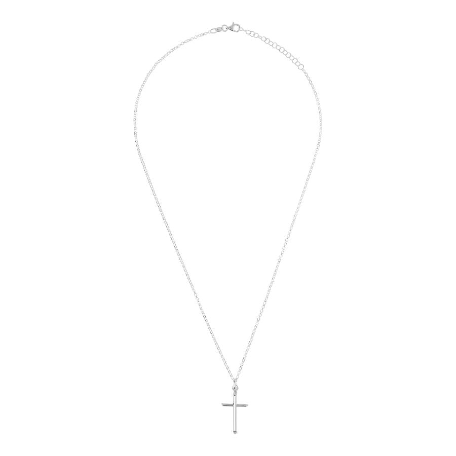 Polished Cross Pendant W/ Chain Necklace by MILOR COMMENTSOLD